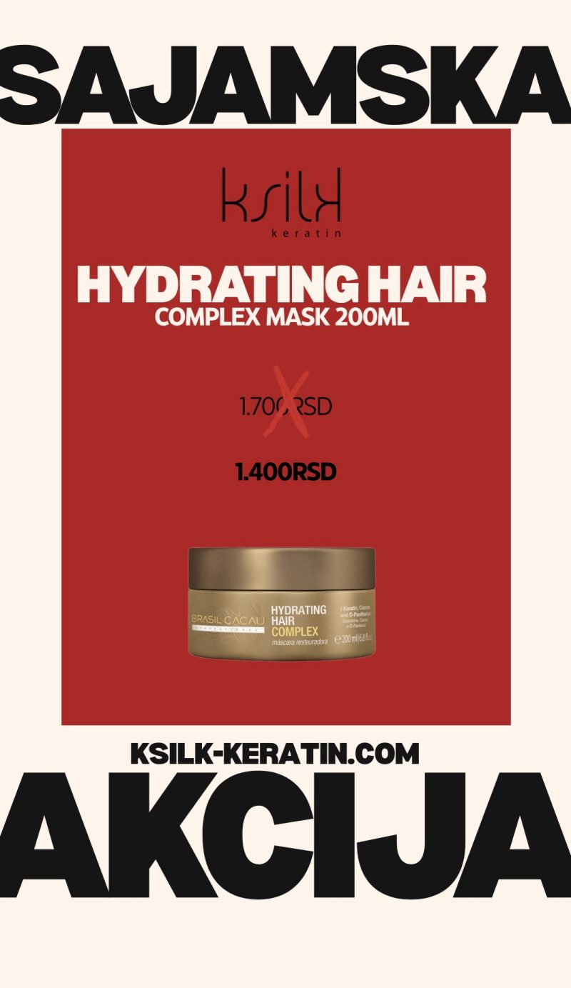 Brasil Cacau Hidrirajući kompleks Maska 200ml