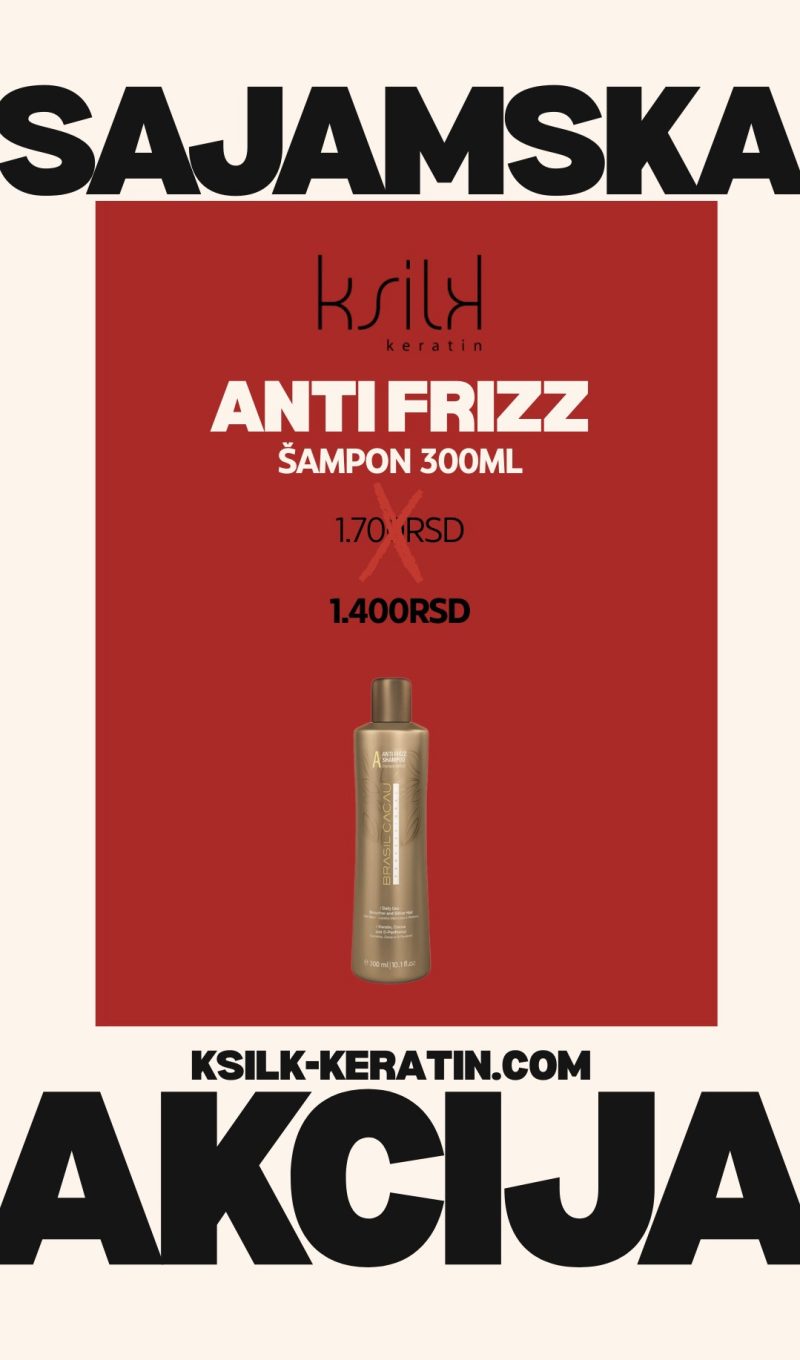 Brasil Cacau Anti friz šampon 300ml