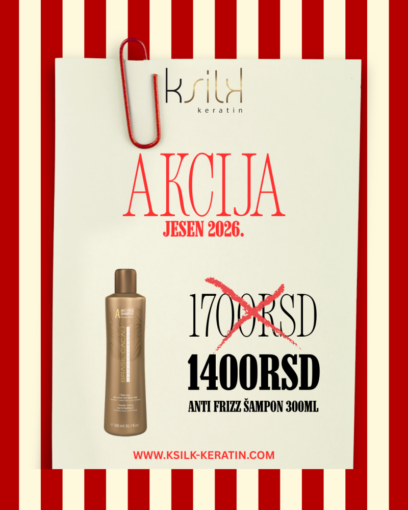 Brasil Cacau Anti friz šampon 300ml